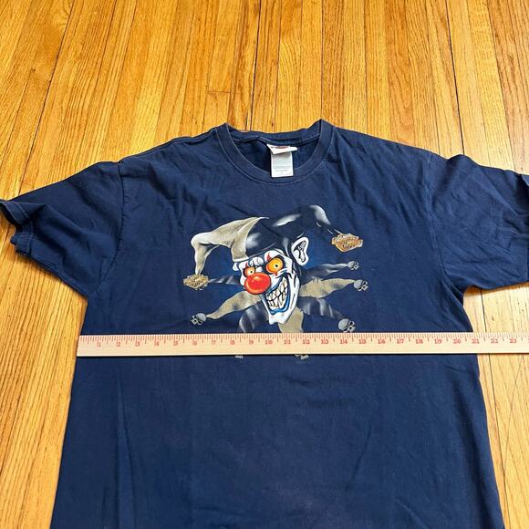 Harley Davidson Shirt Mens Large Jester USA Made Blue St. Croix Wisconsin - Picture 6 of 7